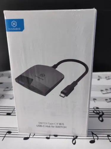 Hub Doc Transmissor TV HDMI 4k 60hz pra Nintendo Switch Cinza