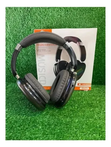 Headset Bluetooth Fone Sem Fio Com Luzes Rgb Microfone