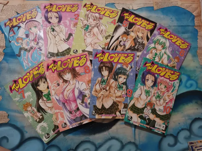 Mangás To love ru 1 ao 10
