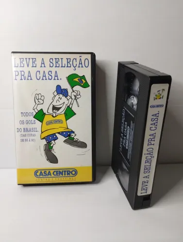 Fita VHS Todos os Gols do Brasil das Copas de 58 a 90 (Raríssima)