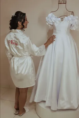 Vestido de Noiva Minimalista