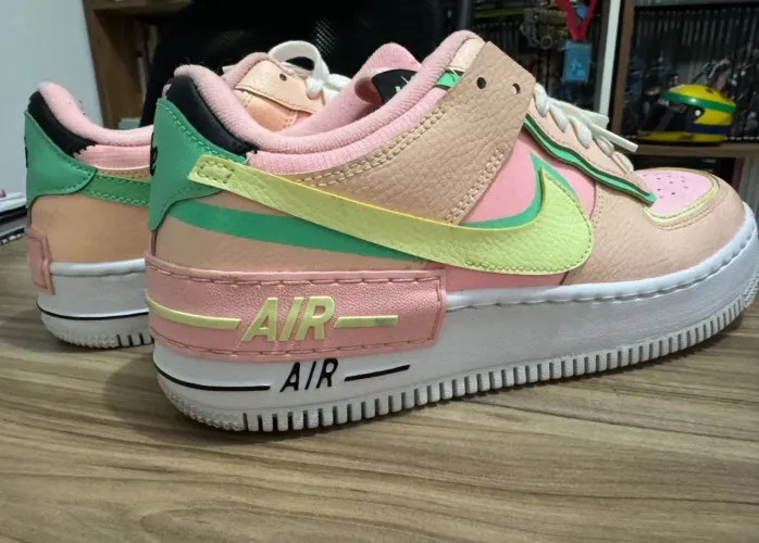Nike Air Force Shadow arctic punch Rosa e Verde