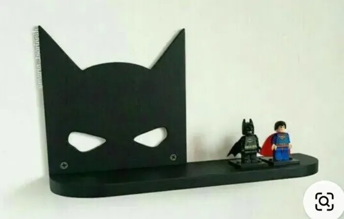 Prateleira de Parede Batman - Decoração Criativa