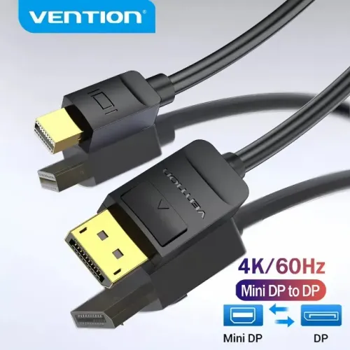 Mini Displayport para Displayport - 1.5m - 4K 60Hz e 1080p 240Hz -Original Vention