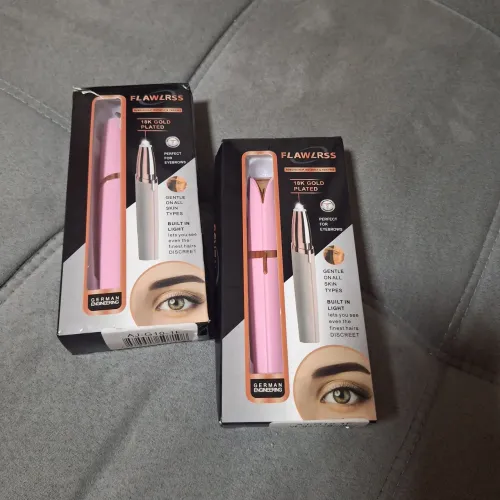 Depilador de Sobrancelha Flawless 18k Gold Plated