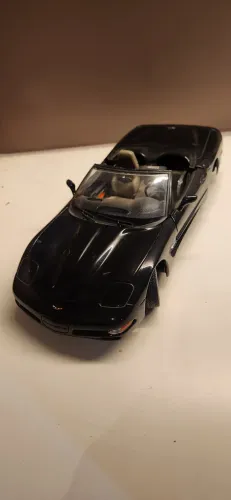 Miniatura Corvette Conversível Preta anos 90s