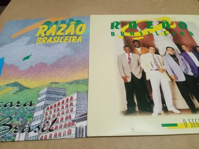 2 lps grupo razão brasileira samba pagode