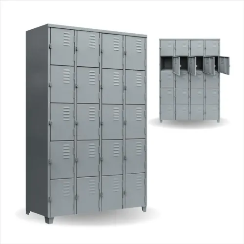 Armário de aço roupeiro 20 portas, direto da fábrica, entrega grátis para ribeirão preto.