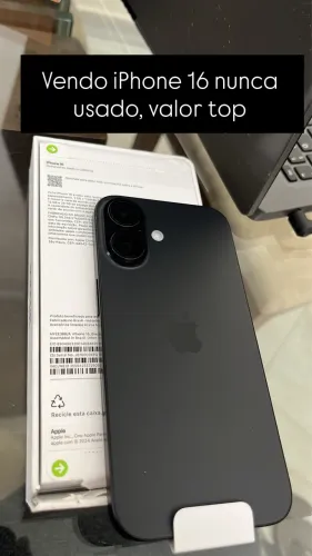 iPhone 16 256 gb black preto