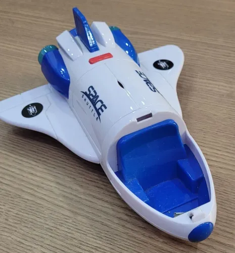 Nave Espacial Astro Venture Space Shuttle - Não funciona a Luz -Conforme fotos
