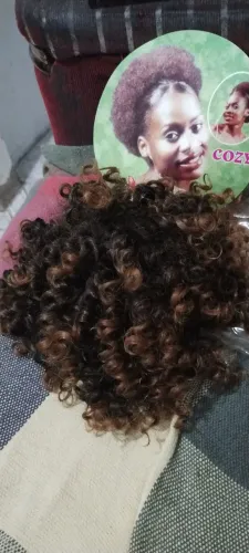 coque de cabelo cacheado 