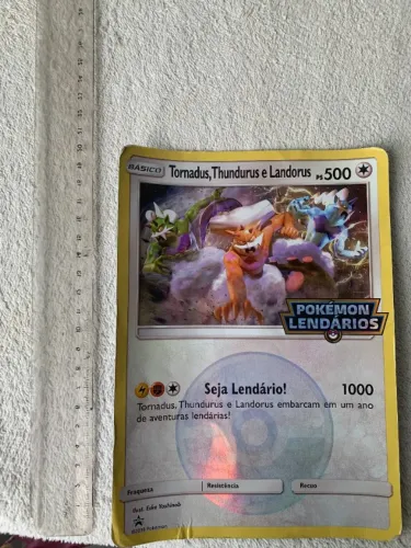 Carta Pokemon Lendários, Tornadus, Thundurus e Landorus