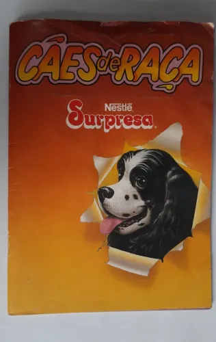 Cães de Raça Surpresa Nestlê - Livro Ilustrado ano 1993