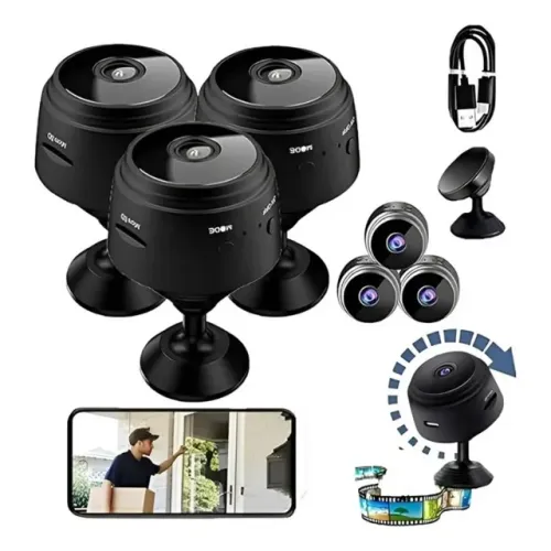 Mini Câmera Wifi 1080p Remote App Smart Hd