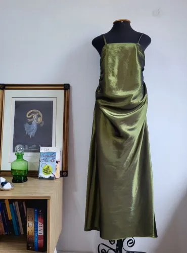 Vestido Festa Verde Oliva