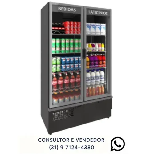 Geladeira Expositora 2 Portas Polar 220v