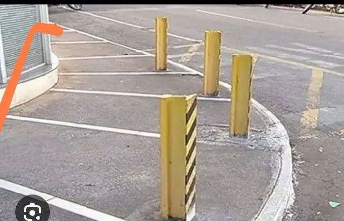 Ferro para proteção de calçada