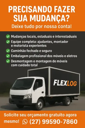 PRECISANDO FAZER SUA MUDANÇA ? deixe tudo por nossa conta- local, estadual e interestadual