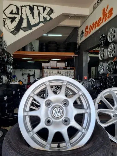 Jogo de rodas usadas aro 14 4x130 Volkswagen Fusca