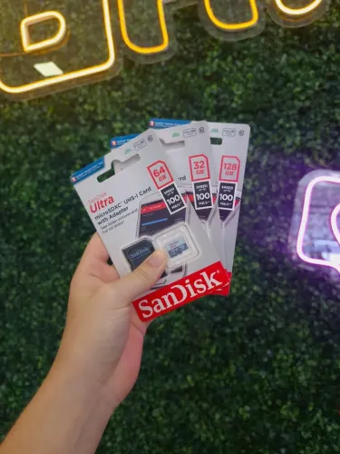 Cartão de memória SanDisk com adaptador - 32 GB, 64 GB E 128 GB