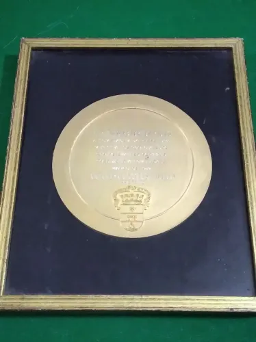 Medalha homenagem Germano Petersen Filho