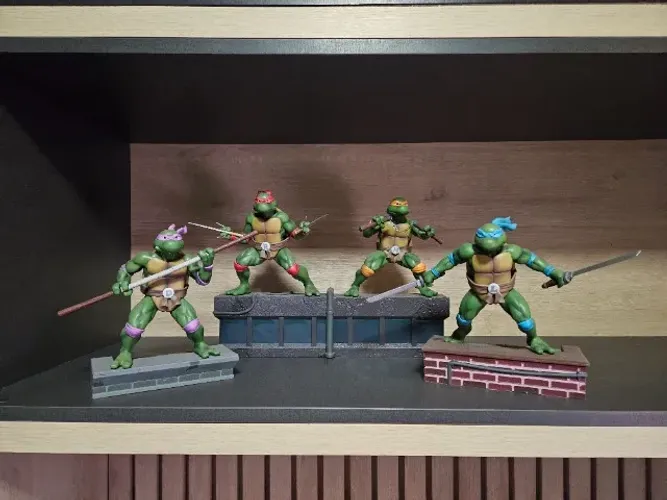 Tartarugas Ninja (Teenage Mutant Ninja Turtles) Pcs - 1/8