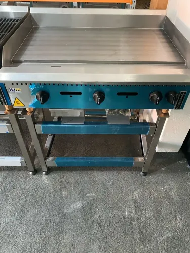 NZ. Chapa manual bifeteira 90 cm inox VENÂNCIO