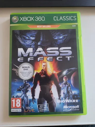 Jogo/Game Mass Effect 1 - Versão Best Seller (Xbox 360)