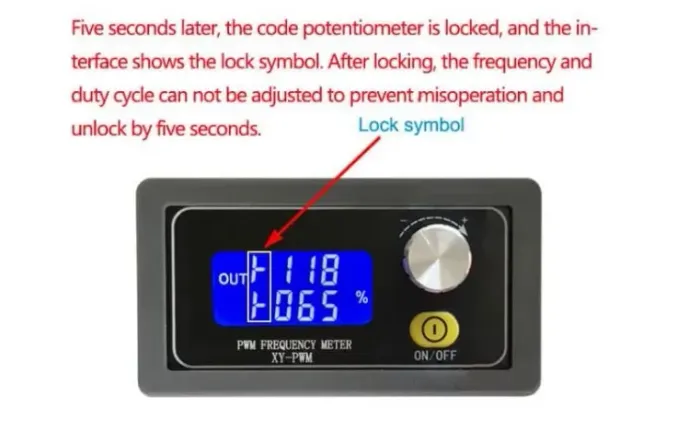 Gerador Pwm De Sinal De Frequência De Pulso Onda Para Motores  XY-KPW COD-AM626  