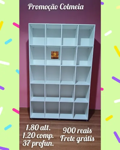 Estante Colmeia Promocional - Frete Grátis