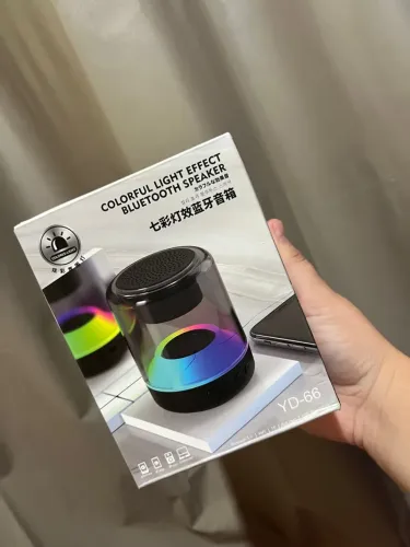 Caixinha de som com led 