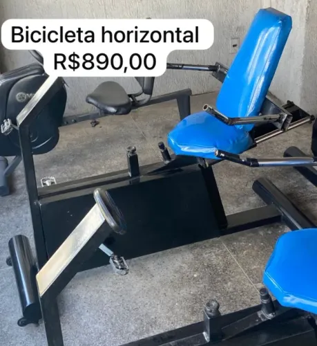 Bicicleta horizontal - bicicleta ergométrica horizontal - aparelhos de musculação - cárdio