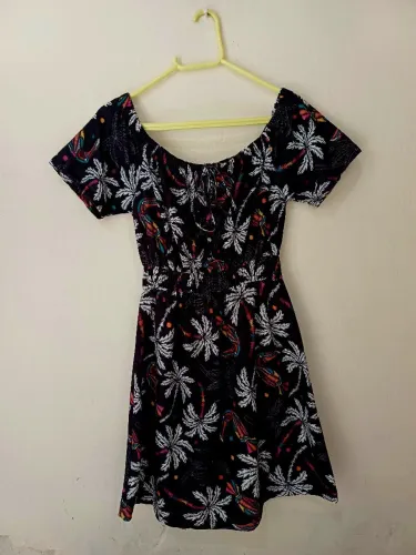 Vestido estampado Vintage 