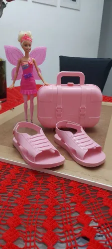 Barbie e Minie Melissa tam.29+ Maletinha.
