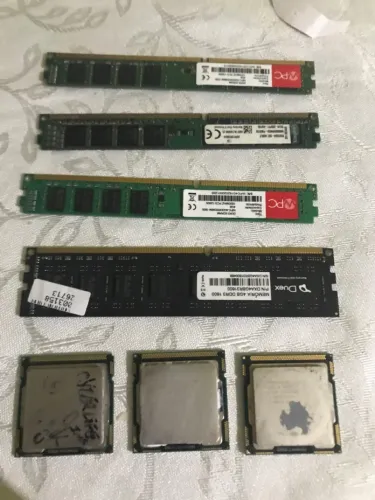 Vendo processadores e memórias ram ou troco em um ssd