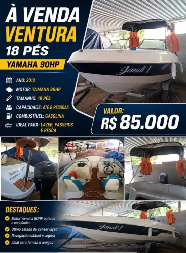 Vendo lancha ventura conjunto 2013