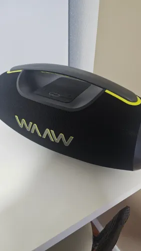 Caixa de som Waaw Hyperboom 1000 Alok aceito cartão 