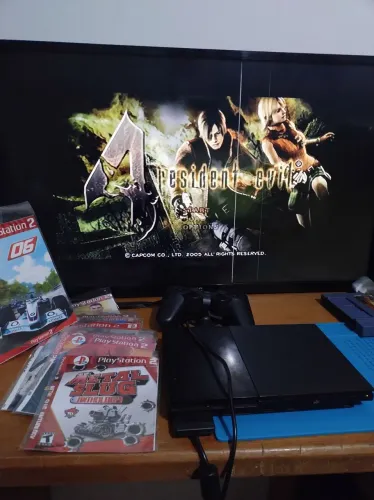 Play Station 2 slim completo enviamos via Olx Pay 