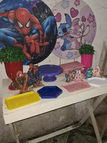 Decoraçao festa na mesa