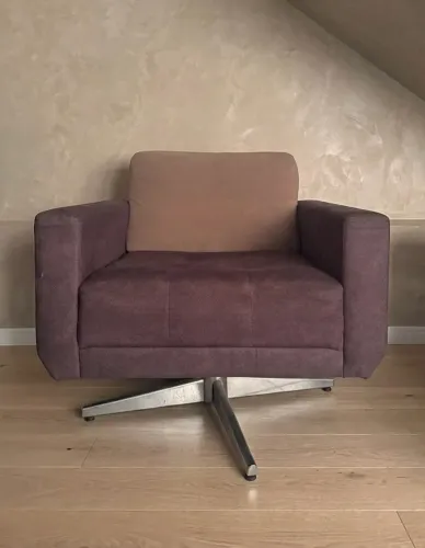 Conjunto com 2 Poltronas Giratórias