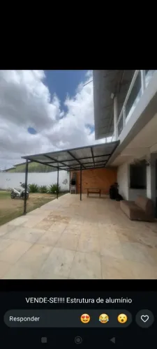 pergolado estrutura de alumínio
