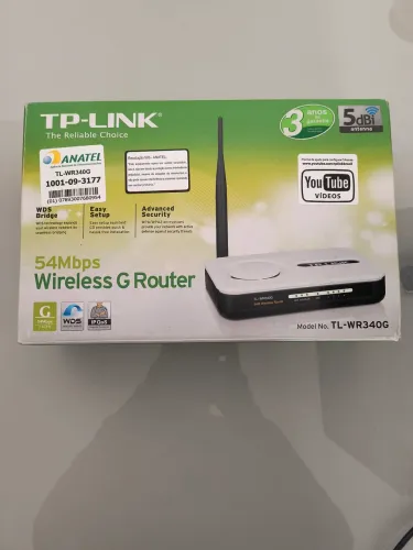 Roteador novo TP-LINK TL-WR340G Wireless Router G 54Mbps 2.4GHz Anatel original na caixa