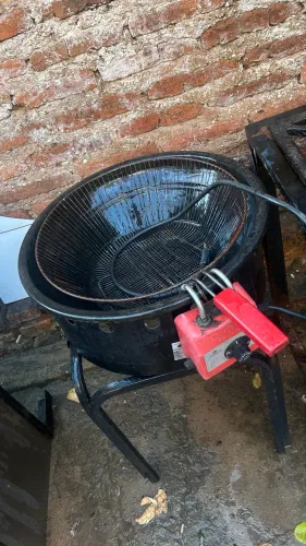 ? LUCRE JÁ! Tacho Fritadeira Progás + Peneirão Gigante