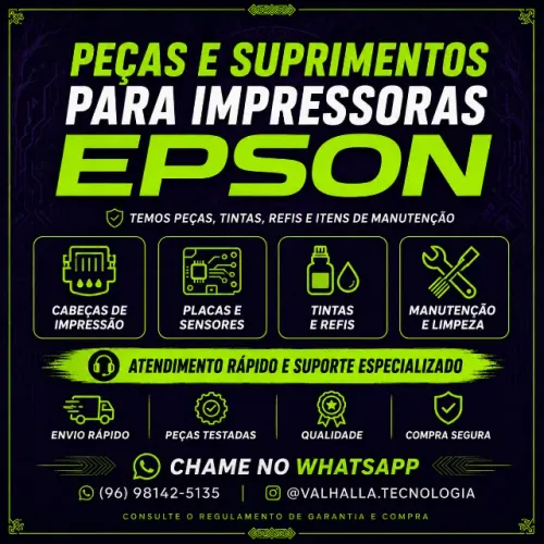 Impressora Epson - Peças e Suprimentos - Varejo e Atacado