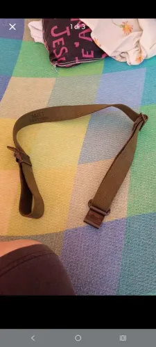 Bandoleira (Garand web sling), original ano 1952.