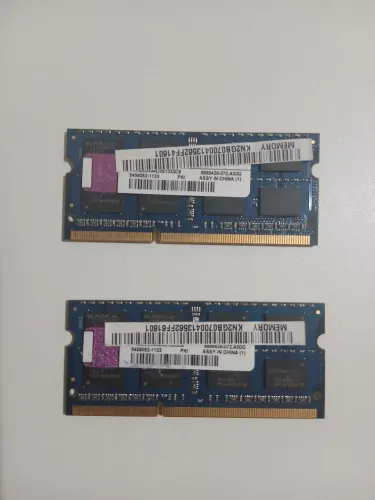 2 Pentes de memória RAM de 2G para notebook