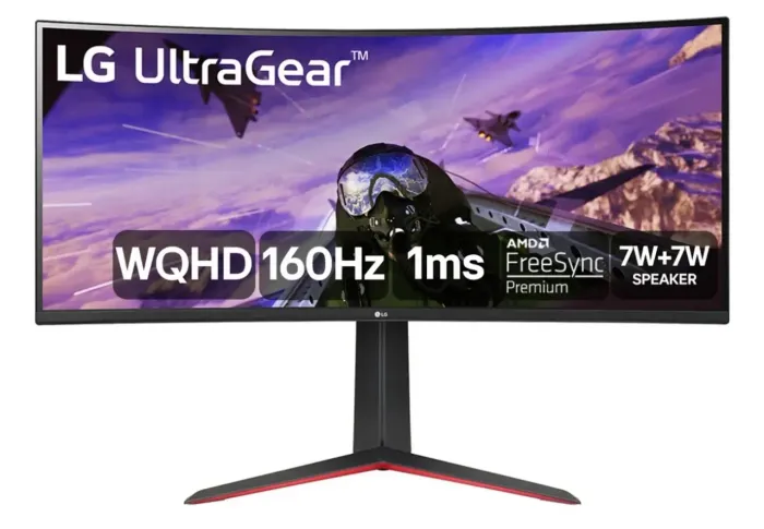 Monitor GamerLG UltragearCurvo -Tela VAde 34?, 2K WQHD , UltraWide?, 160Hz