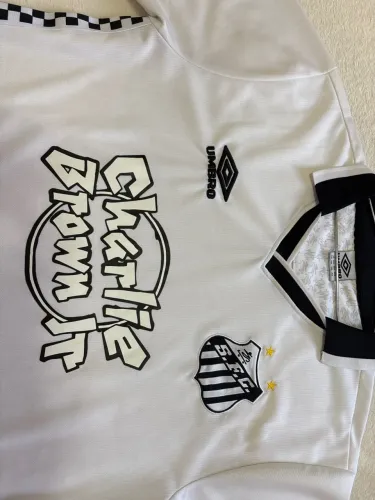 Camisa Santos Charlie Brown JR XXL Branca