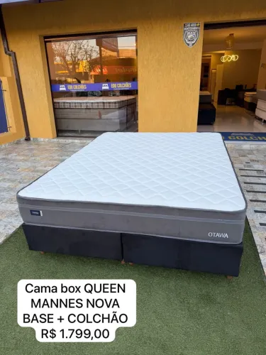 Cama Box QUEEN MANNES NOVA - ENTREGA