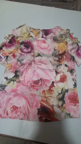Vendo Blusa feminina Jean Darrot de seda seminova Tam 38